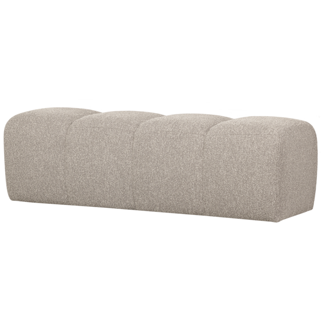 Woood MOJO eetbankje 164CM boucle beige melange
