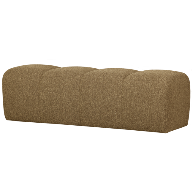 Woood MOJO eetbankje 164CM boucle geel/bruin melange
