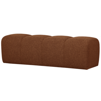 Woood MOJO eetbankje 164CM boucle roestbruin melange
