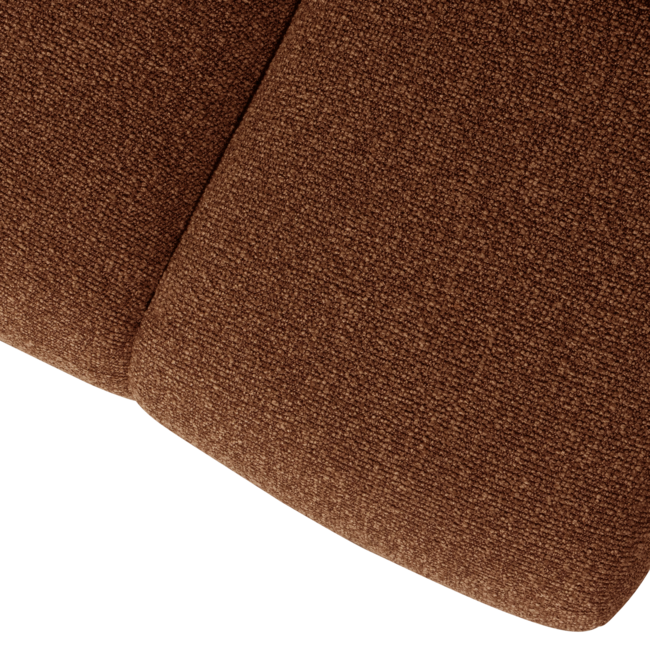 Woood MOJO eetbankje 164CM boucle roestbruin melange