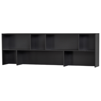 Woood NEW GRAVURE opzetkast grenen zwart [fsc]