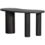 Woood MAAN organisch sidetable/bureau MDF donkerbruin
