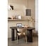Woood MAAN organisch sidetable/bureau MDF donkerbruin