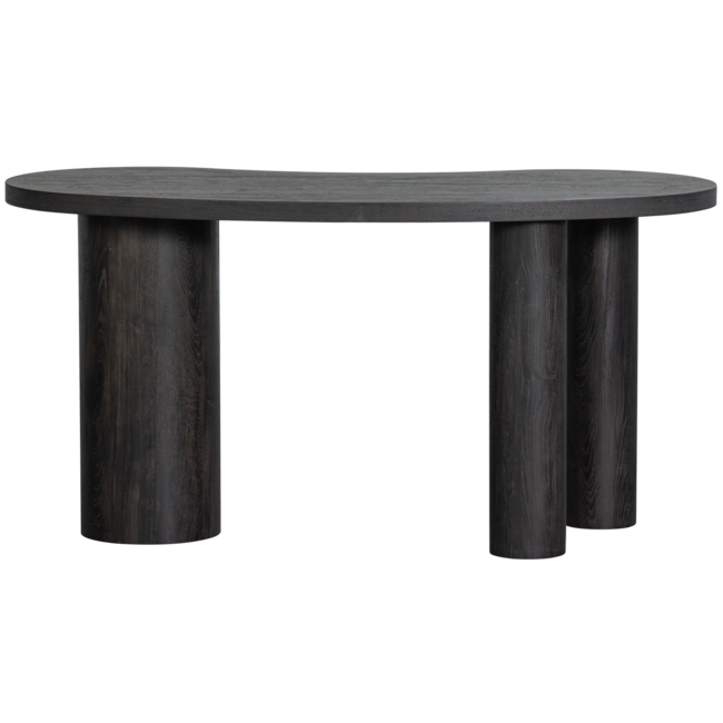 Woood MAAN organisch sidetable/bureau MDF donkerbruin