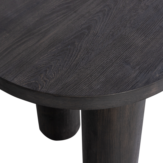 Woood MAAN organisch sidetable/bureau MDF donkerbruin