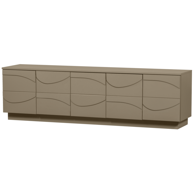 Woood TEO TV meubel grenen mud [fsc]