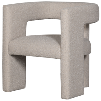 Woood TIWA fauteuil boucle beige