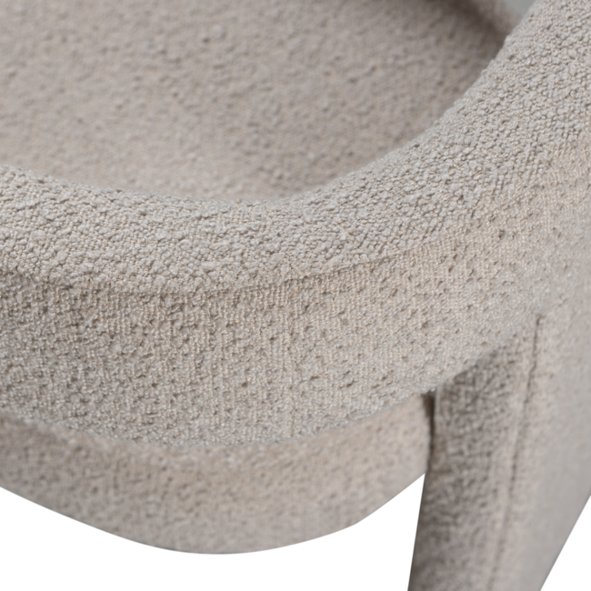 Woood TIWA fauteuil boucle beige