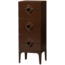 Woood MERGE ladekast 6 lades hout bruin/rood
