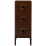 Woood MERGE ladekast 6 lades hout bruin/rood