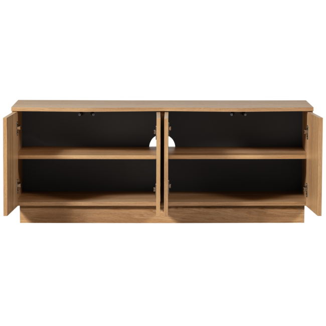 Woood ZUMA TV meubel 133CM eiken transparant [fsc]