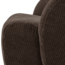 Woood MOJO draaifauteuil geweven ribstof bruin