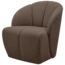 Woood MOJO draaifauteuil boucle bruin melange