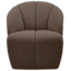 Woood MOJO draaifauteuil boucle bruin melange