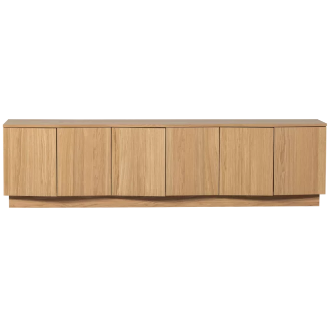 Woood ZUMA TV meubel 200CM eiken transparant [fsc]