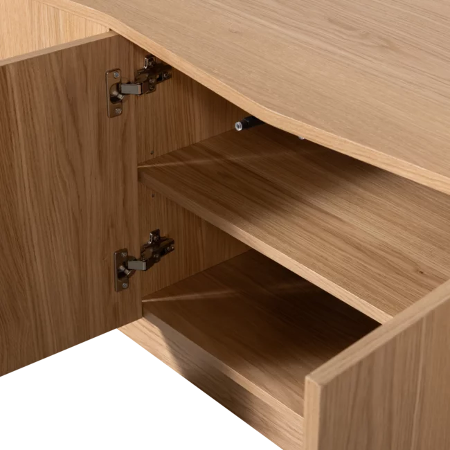 Woood ZUMA TV meubel 200CM eiken transparant [fsc]