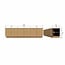 Woood ZUMA TV meubel 200CM eiken transparant [fsc]