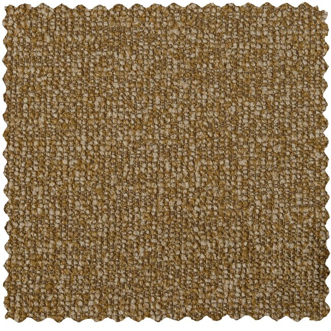 Woood MOJO eetbankje 164CM met rugleuning boucle geel/bruin