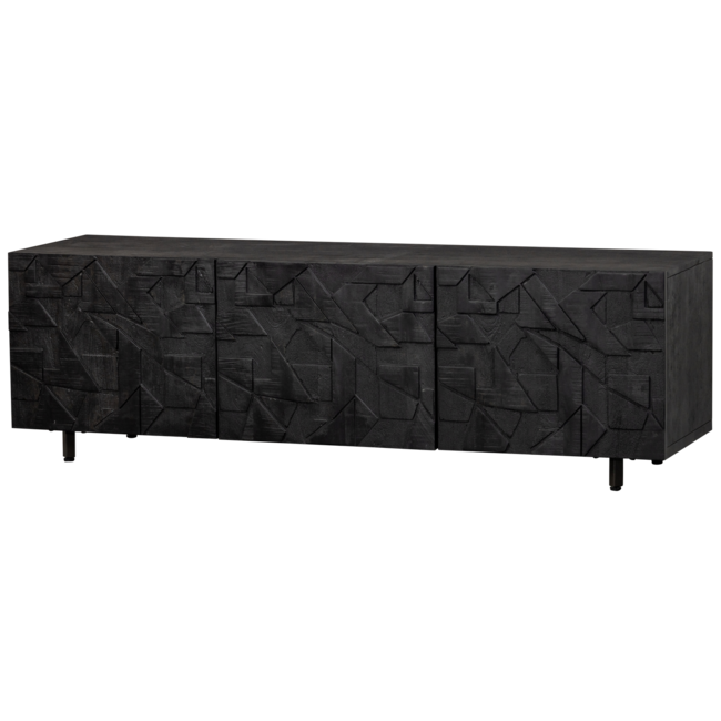 Woood COUNTER TV meubel mango zwart