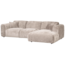 Woood CLOUD chaise longue rechts geweven chenille naturel