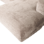 Woood CLOUD chaise longue rechts geweven chenille naturel