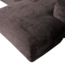 Woood CLOUD chaise longue rechts geweven chenille warm bruin