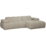 Woood MOJO chaise longue rechts boucle beige melange
