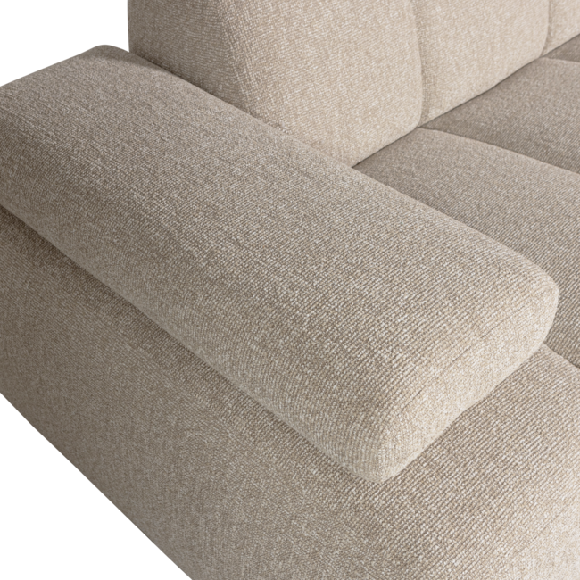 Woood MOJO chaise longue rechts boucle beige melange