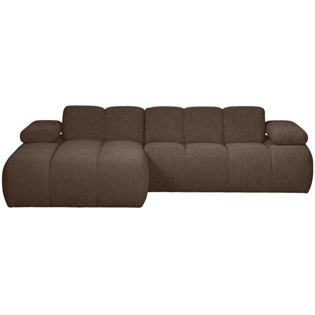 Woood MOJO chaise longue links boucle bruin melange