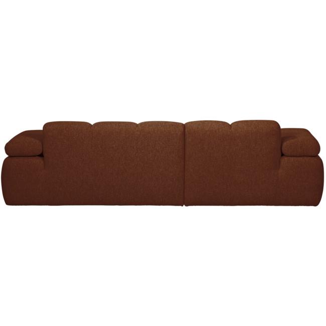 Woood MOJO chaise longue links boucle roestbruin melange