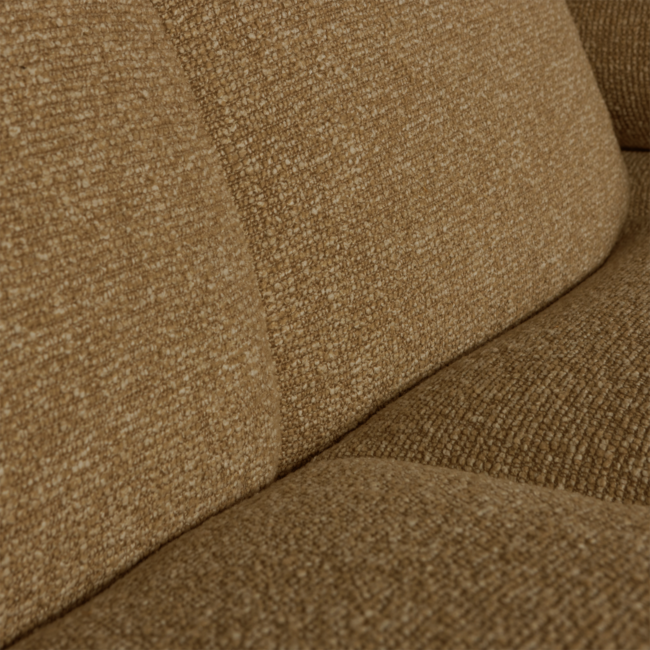 Woood MOJO chaise longue links boucle geel/bruin melange