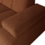 Woood MOJO chaise longue rechts boucle roestbruin melange