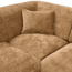 Woood CLOUD hoekbank links geweven chenille honinggeel