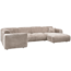 Woood CLOUD hoekbank links geweven chenille naturel