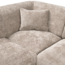 Woood CLOUD hoekbank links geweven chenille naturel