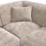 Woood CLOUD hoekbank rechts geweven chenille naturel