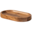 Woood YUKI serveerplank ovaal acacia hout naturel