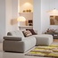 Woood MESI kussen met streep aubergine/beige 40x60CM