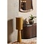 Woood LOFT tafellamp metaal/boucle tapenade 90xO22CM