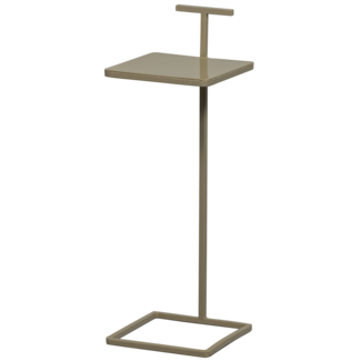 Woood TOSTE bijzettafel metaal donker zand