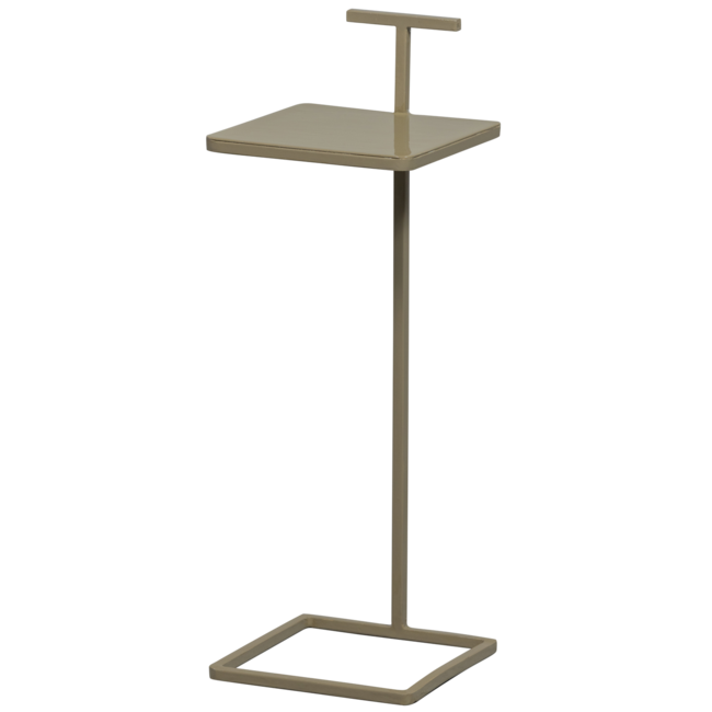 Woood TOSTE bijzettafel metaal donker zand