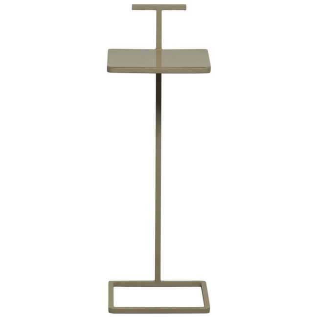 Woood TOSTE bijzettafel metaal donker zand