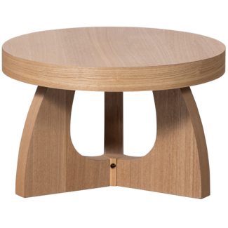 Woood TALA bijzettafel MDF fineer naturel 35xO55CM