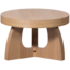 Woood TALA bijzettafel MDF fineer naturel 35xO55CM