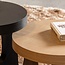 Woood TALA bijzettafel MDF fineer naturel 35xO55CM