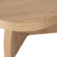 Woood TALA bijzettafel MDF fineer naturel 35xO55CM