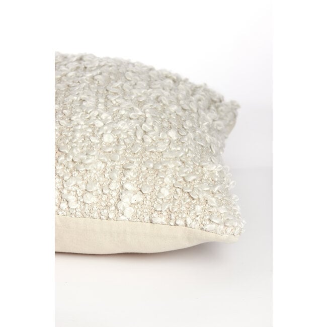 Light en Living Kussen 45x45 cm HUMADA bouclé naturel