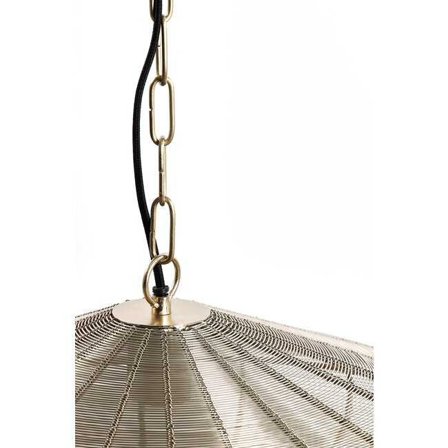 Light en Living Hanglamp Ø60x23 cm BAHOTO lichtgoud