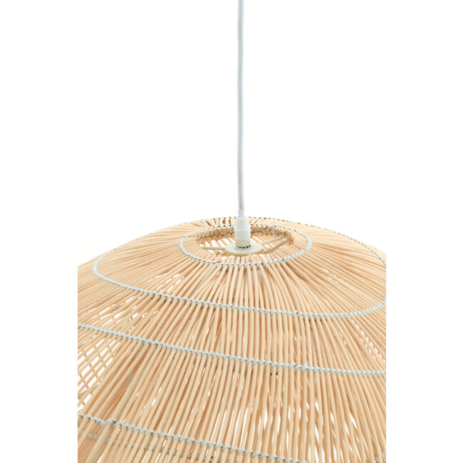 Light en Living Hanglamp 65x64x30,5 cm JANZUR rattan naturel