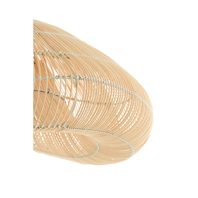 Light en Living Hanglamp 65x64x30,5 cm JANZUR rattan naturel